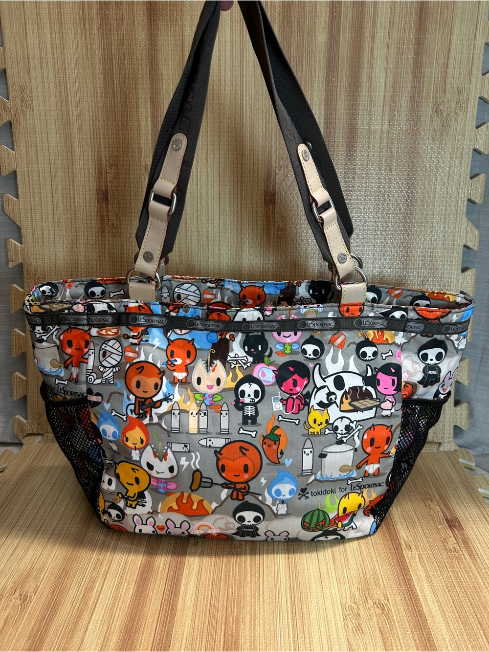 Vintage Tokidoki for LeSportsac Buon Viaggio Inferno Tote Bag